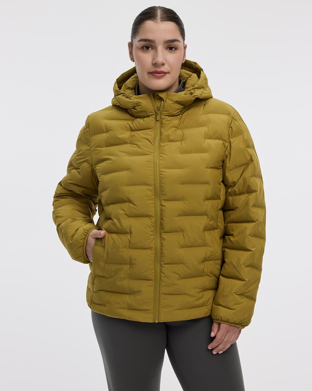 Quilted hooded Jacket - Hyba