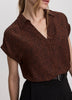 Extended-Sleeve V-Neck Flowy Blouse - R Essentials