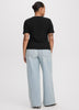 Long-Sleeve Crew-Neck Ribbed T-Shirt - R Essentials