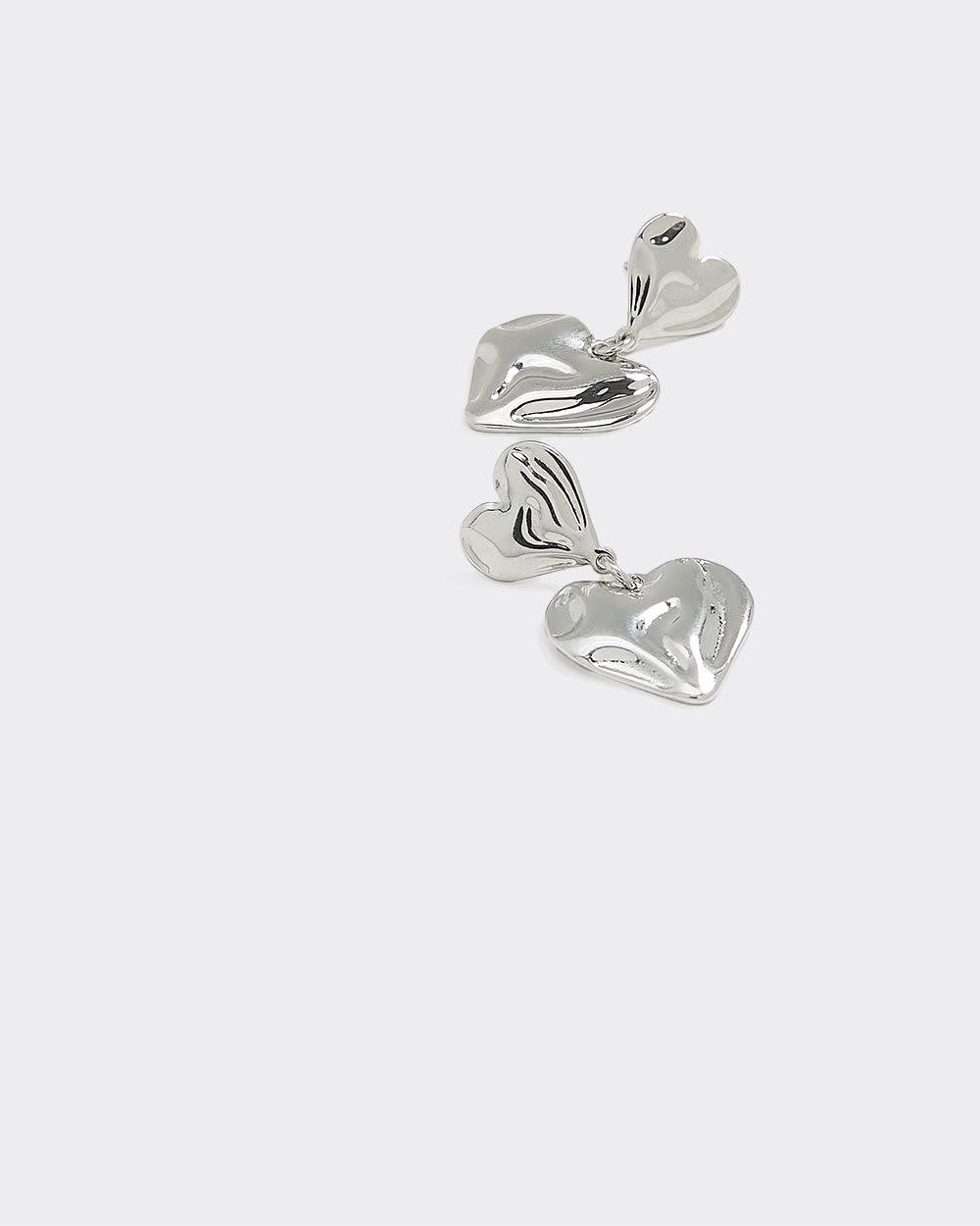 Double Heart Earrings