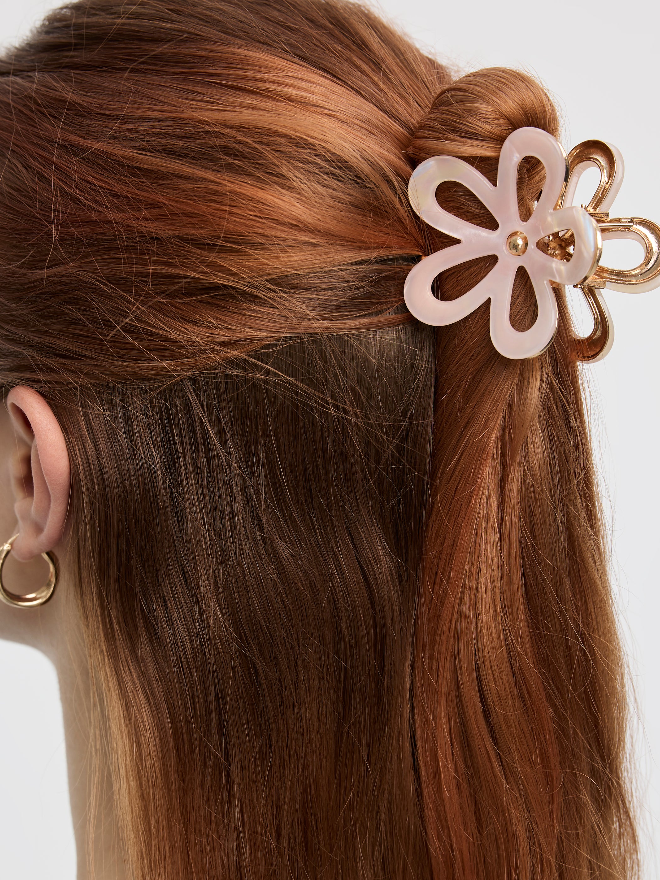Pince à cheveux en fleur