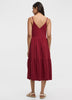 Sleeveless V-Neck Midi Dress