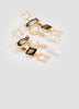 Stud Earrings with Pearl and Stone Pendants