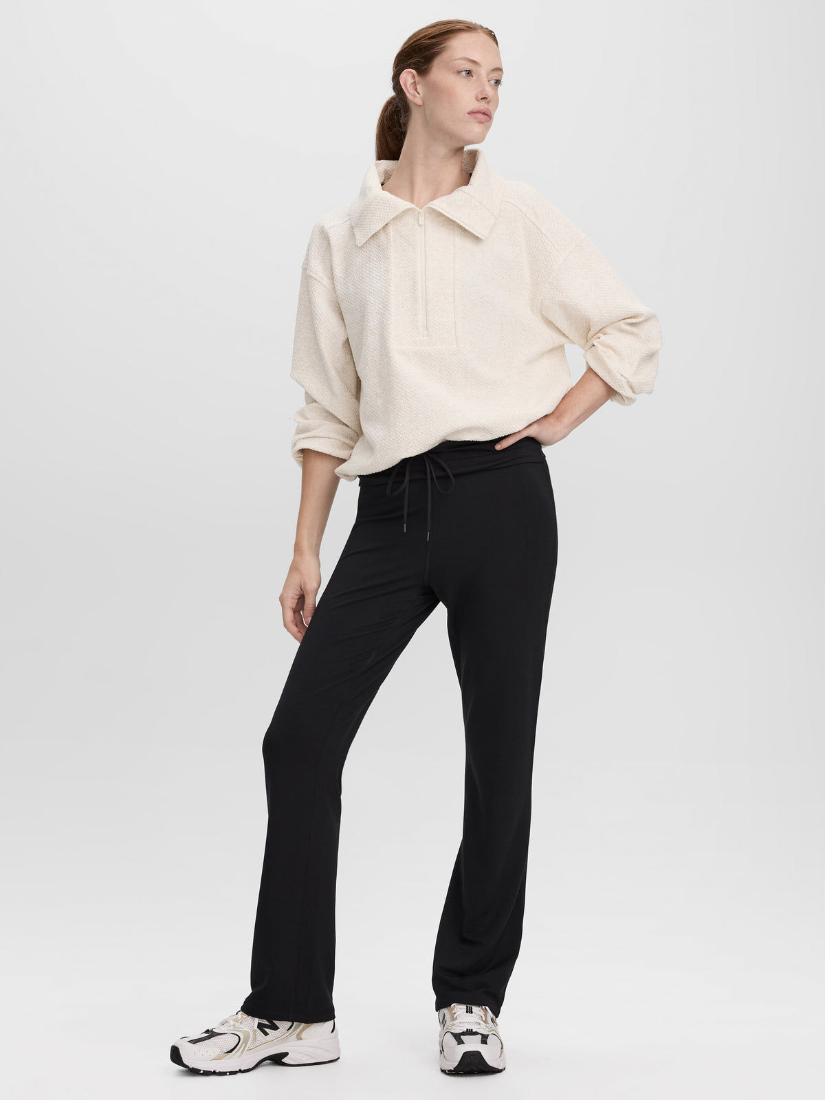 High-Rise Straight-Leg Pant - Hyba