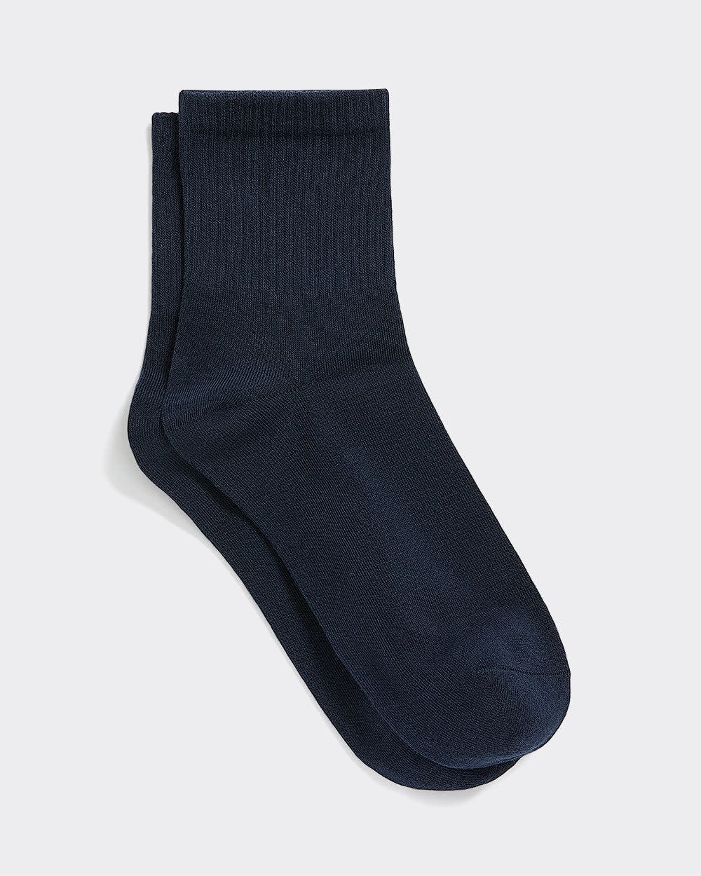 Ribbed Anklet Socks