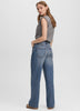 Wide-Leg Mid-Rise Jean