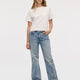 Flare-Leg Mid-Rise Jean