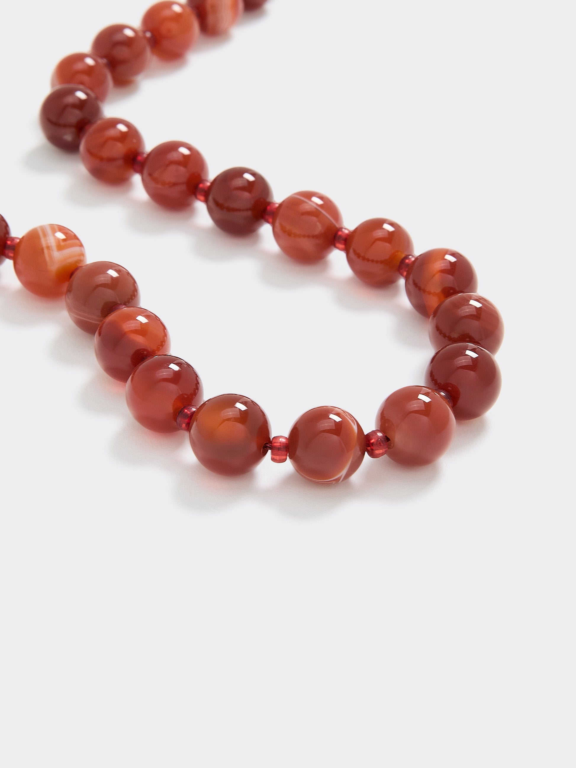 Agate Beaded Necklace