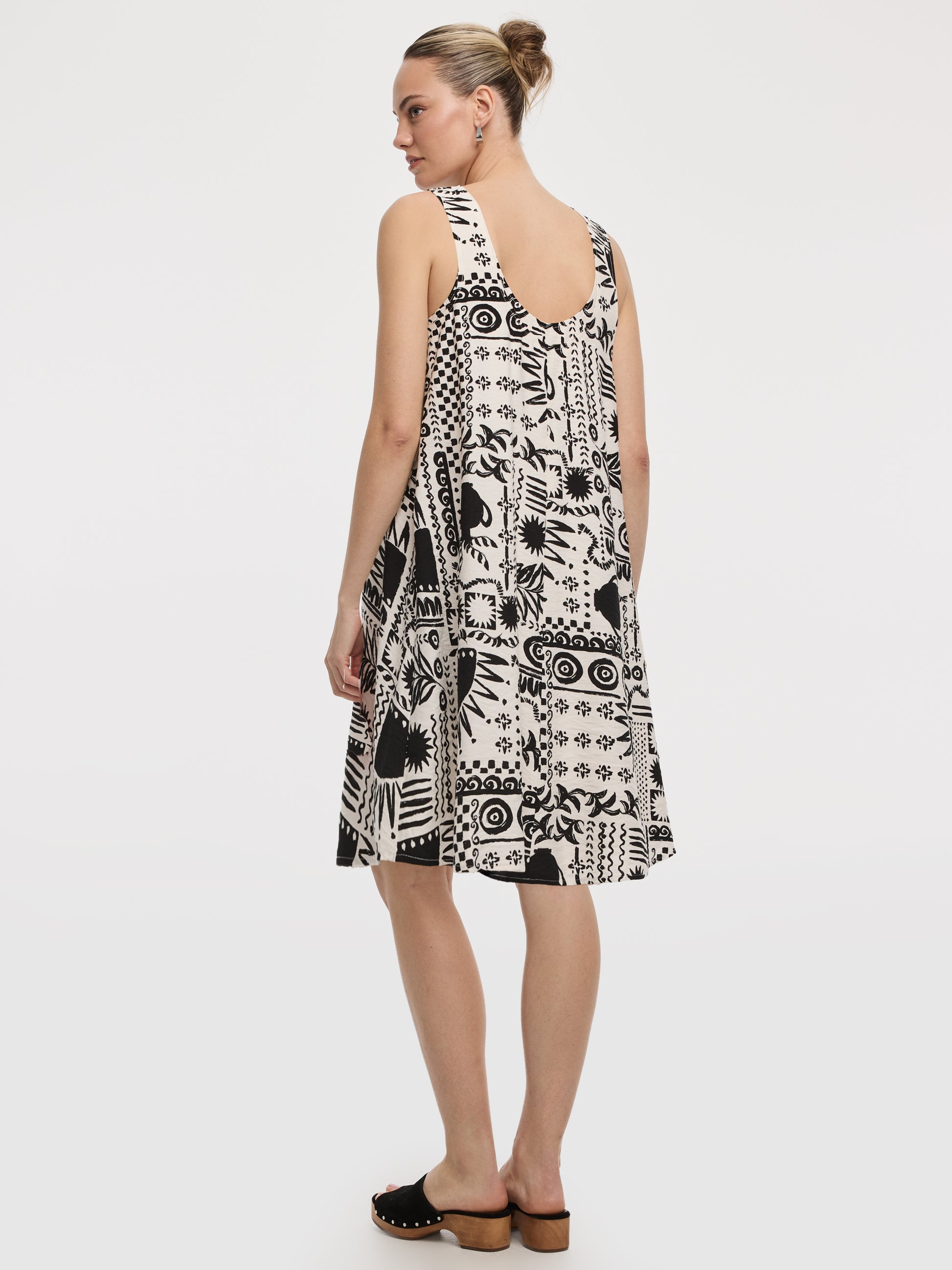 Sleeveless Swing Dress