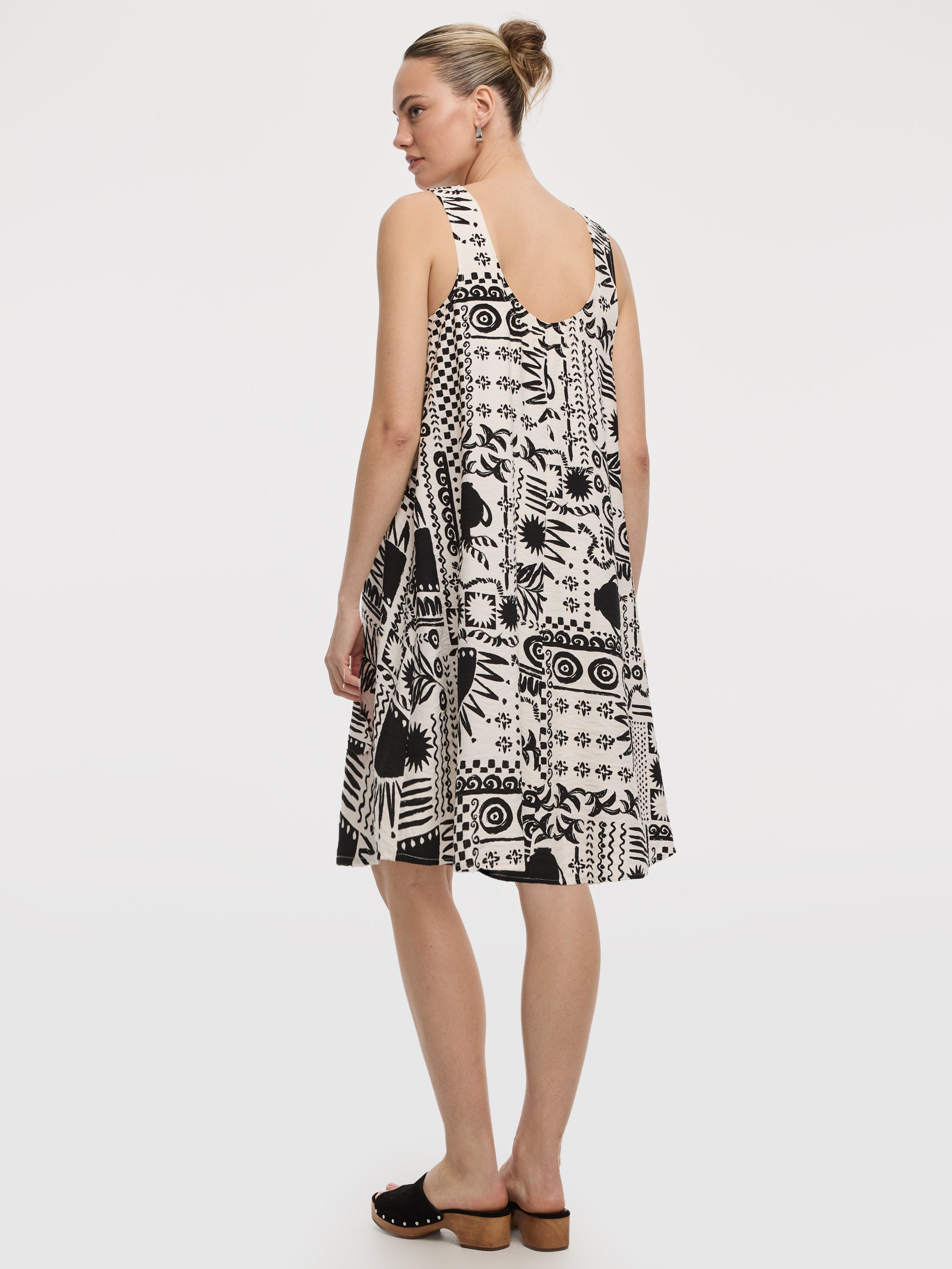 Sleeveless Swing Dress