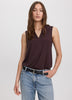 Sleeveless V-Neck Top