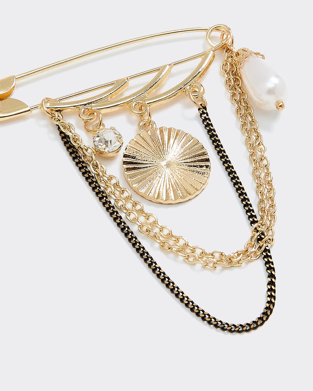 Brooch with Various Pendants