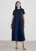 Short-Sleeve Swing Maxi Dress