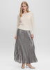 Maxi Pleated Sequins Skirt