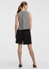 Buttoned-Down Crew-Neck Tank
