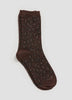 Crew Socks with Cheetah Print