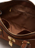 Bowler Satchel Bag with Lock Charm