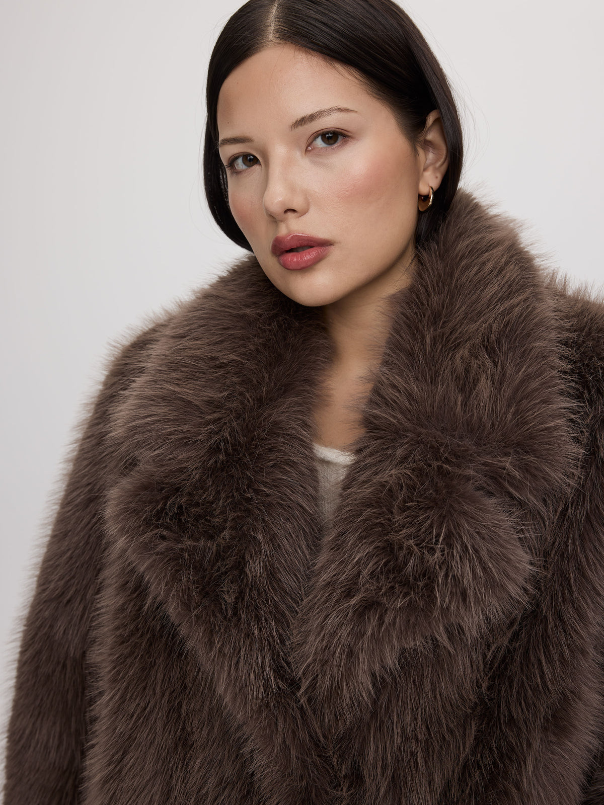 Long Faux Fur Coat