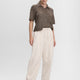 High-Rise Barrel Corduroy Pants