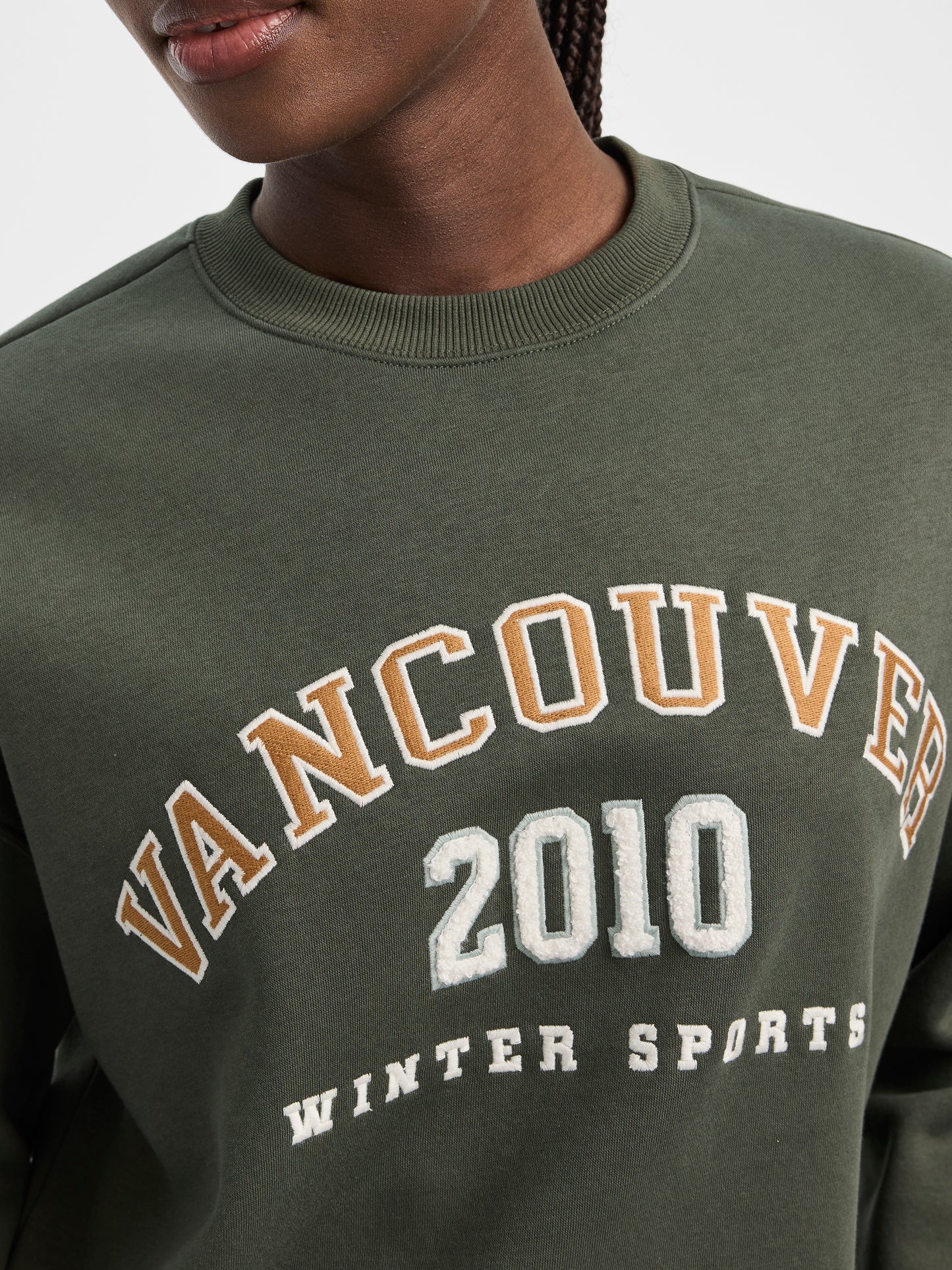 Fleece Crew-Neck Sweatshirt - Hyba