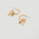 Hoop Earrings with Charms