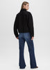 Long-Dolman-Sleeve Melton Jacket