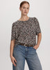 Crew-Neck Top with Short Flutter Sleeves