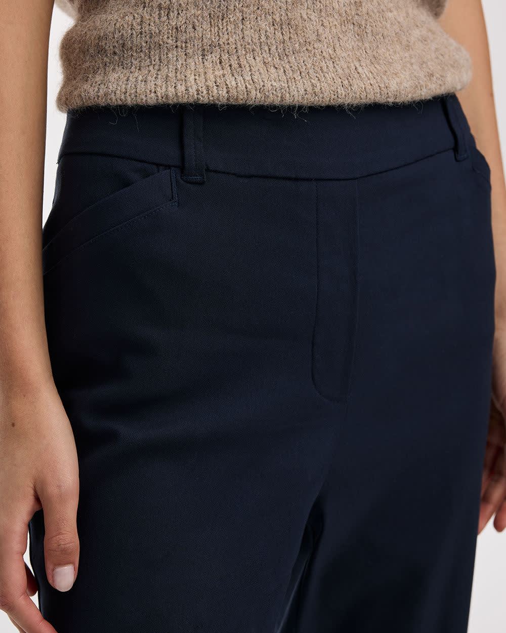 Straight-Leg High-Rise Pant - The Iconic (R)