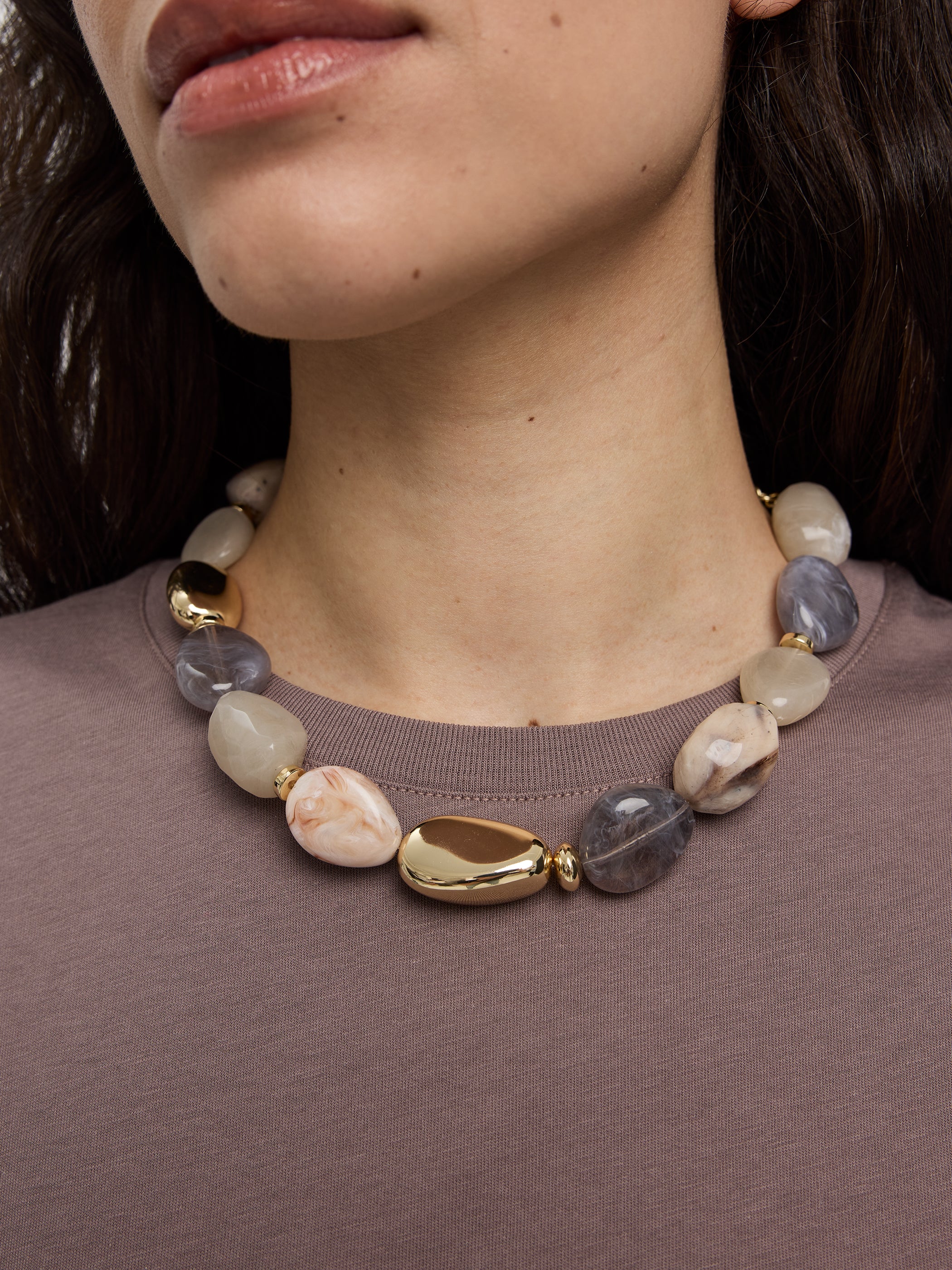 Chunky Resin-Bead Necklace