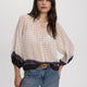 Long-Sleeve Loose Chiffon Blouse