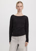Long-Sleeve Boat-Neck Wool-Blend Sweater