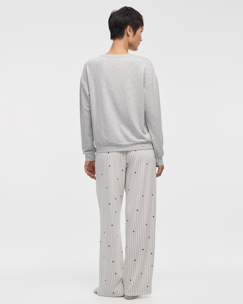 Pull à manches longues et col rond