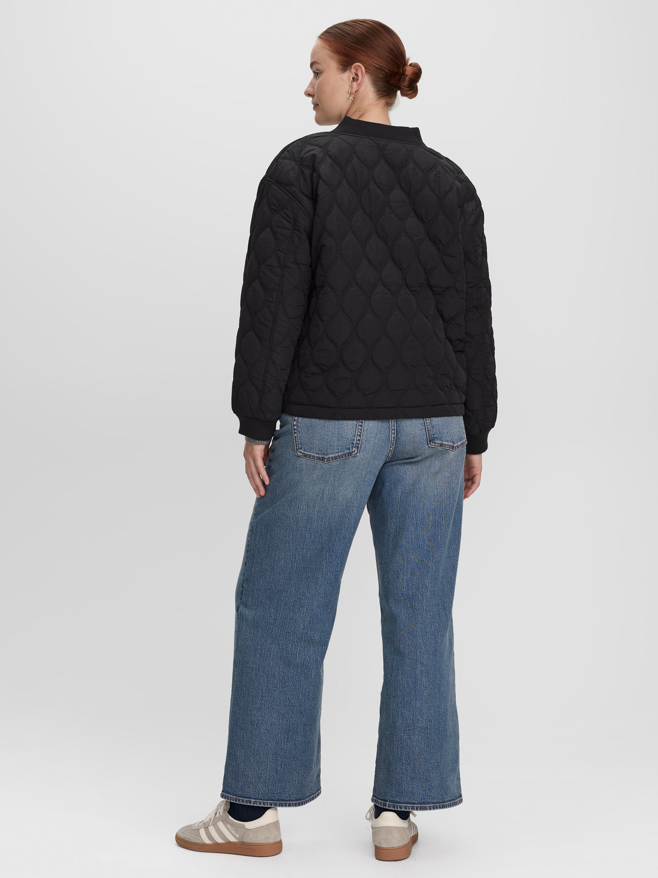 Quilted Bomber Jacket