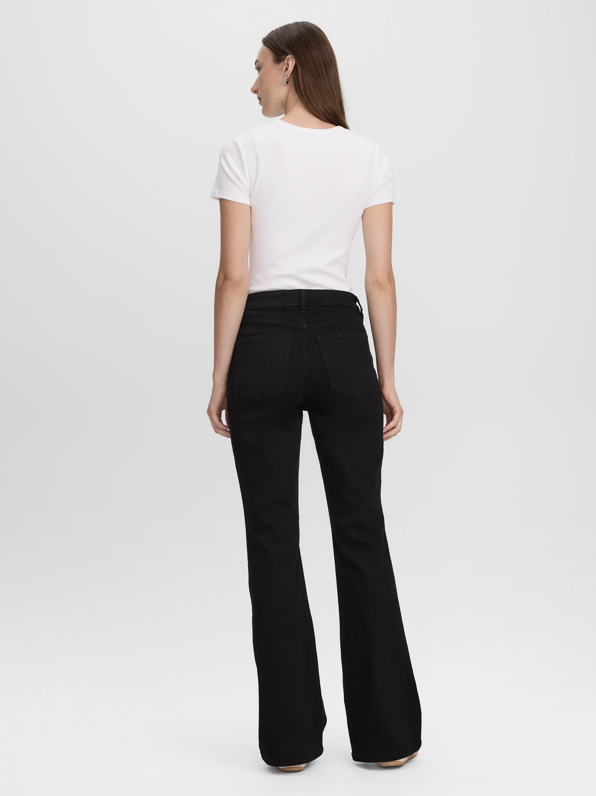 Flare-Leg High-Rise Jean