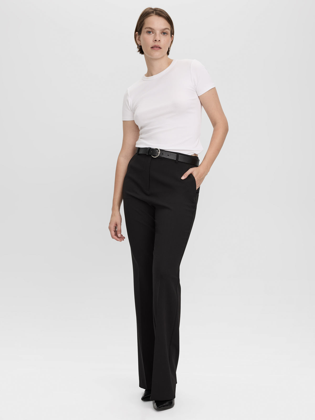 High-Rise Flare-Leg Pants - The Studio