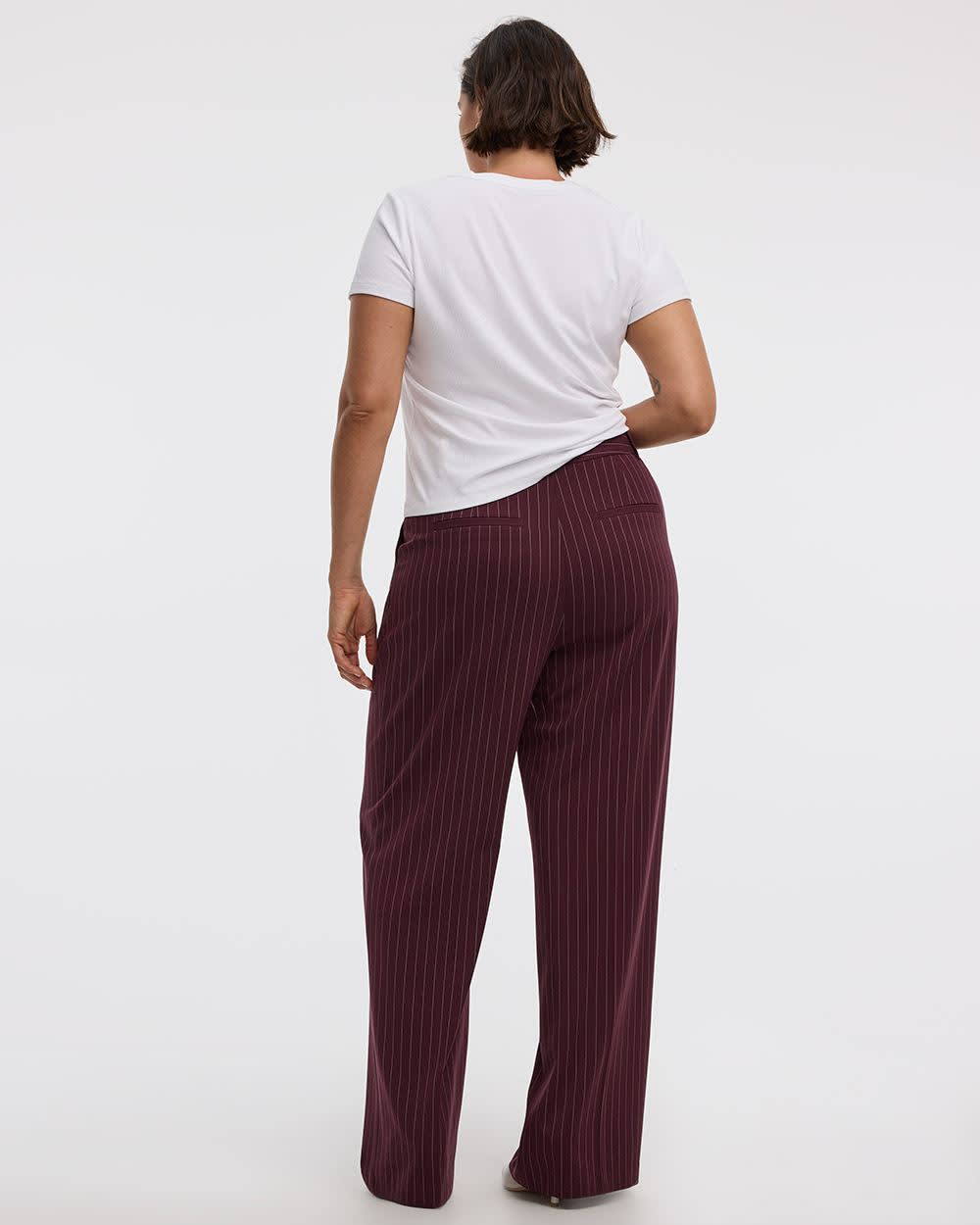 Wide-Leg Mid-Rise Pant - The Timeless - Curvy Fit