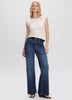 Flare-Leg Mid-Rise Jean