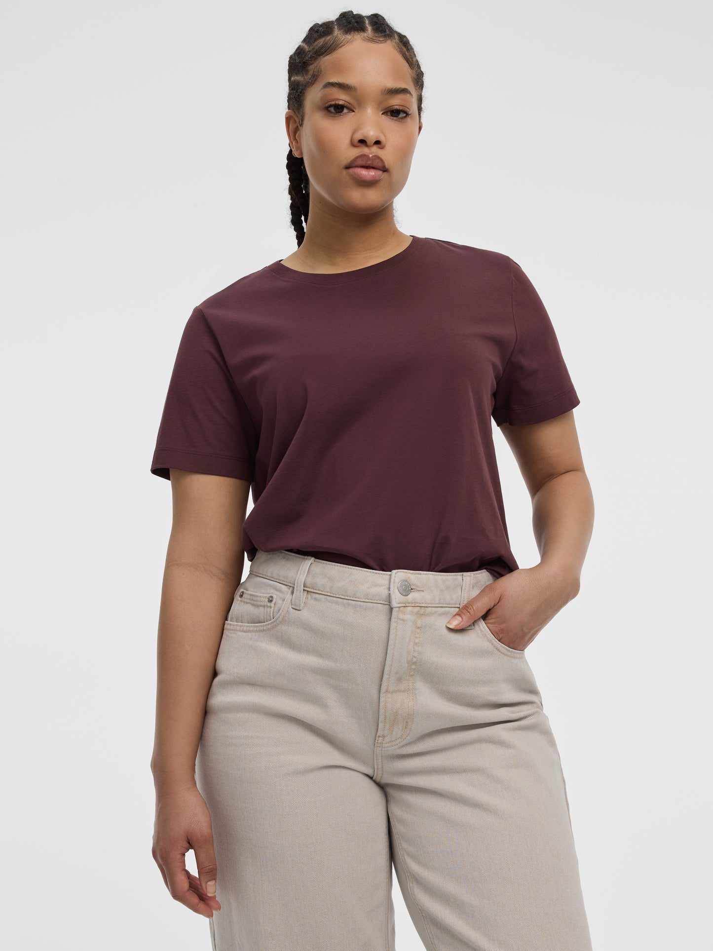 Boyfriend Crew-Neck T-Shirt - R Essentials