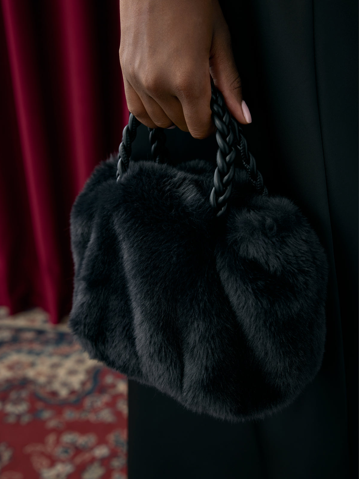 Small Faux Fur Bag