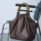 Faux Leather with Hard Handle