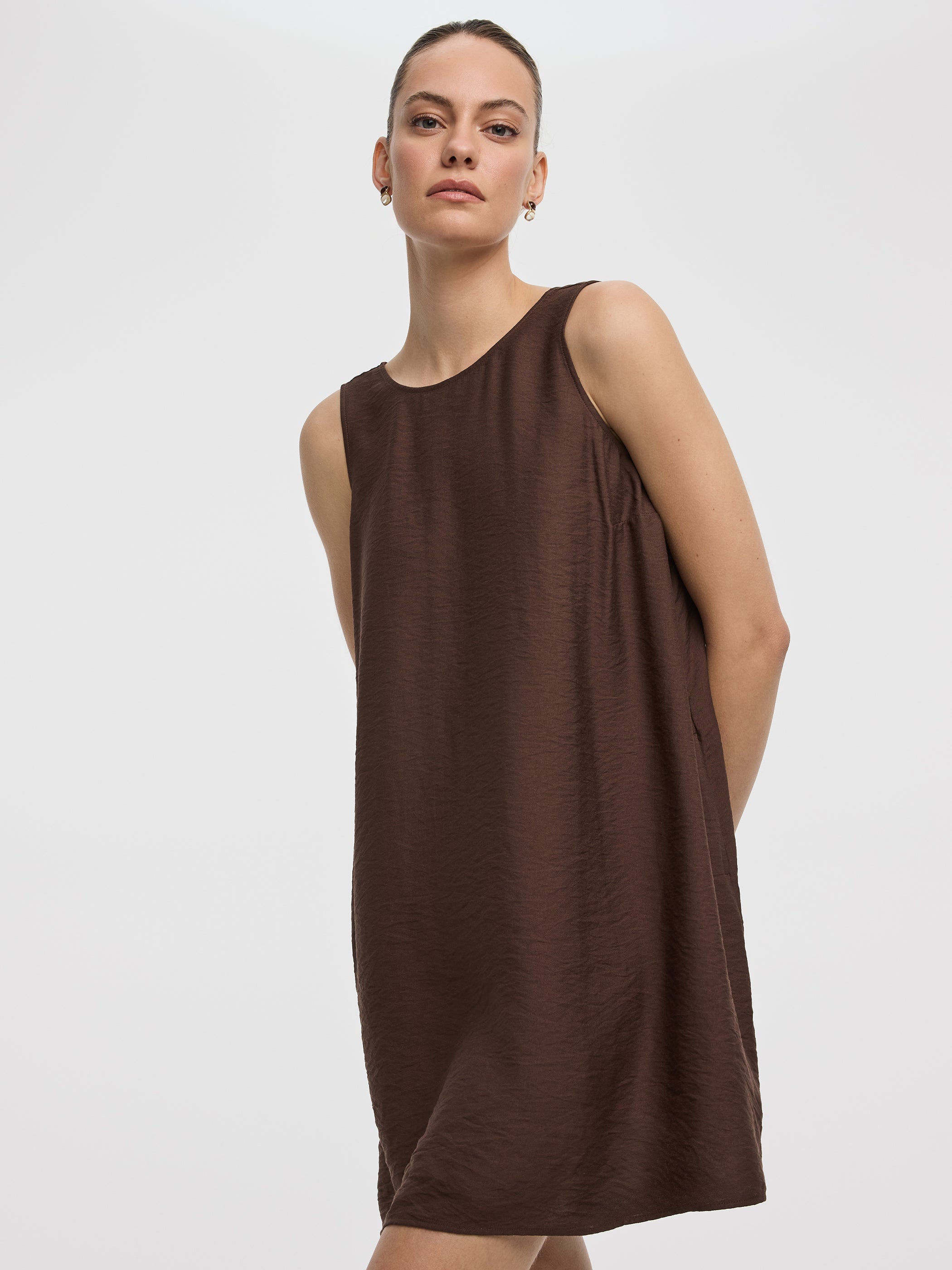 Sleeveless Swing Mini Dress