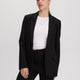 Fitted One-Button Knit Blazer - The Modern Stretch (R)