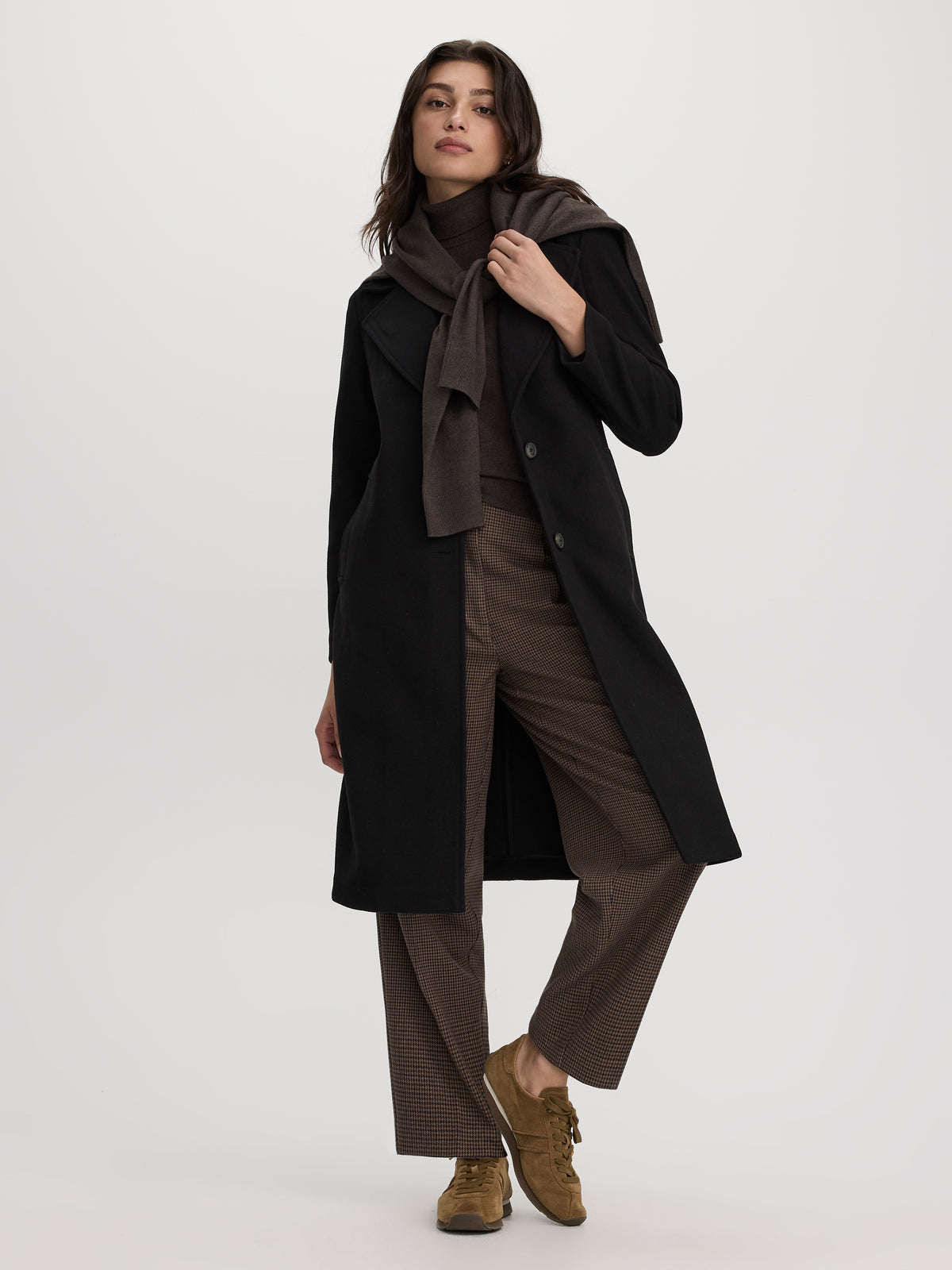 Single-breasted Long Jacket