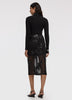 Midi Mesh Sequins Skirt