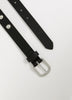 Faux Leather Belt with Studs