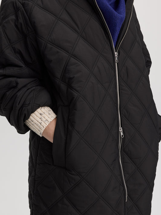 Hooded Quilted Jacket