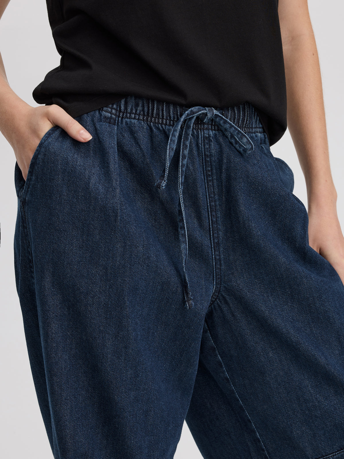 Pantalon à taille haute pour femmes, coupe droite à enfiler – Hyba par ...