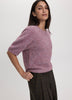 Elbow-Sleeve Crew-Neck Sweater