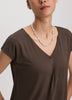 Extended-Sleeve V-Neck Tunic