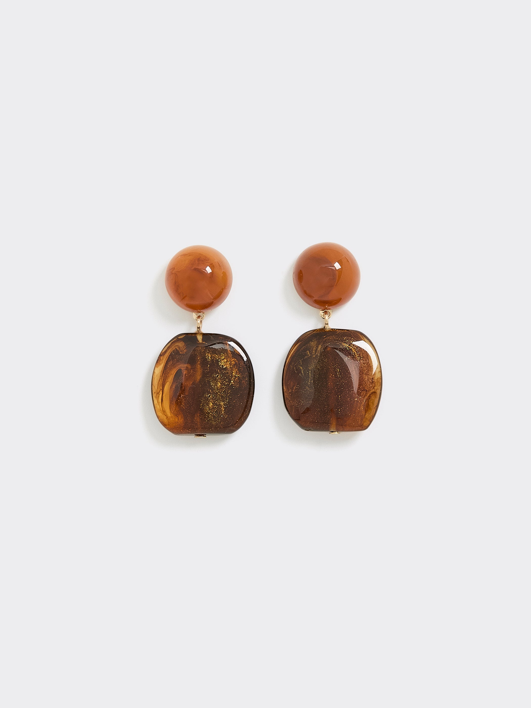 Resin Pendant Earrings